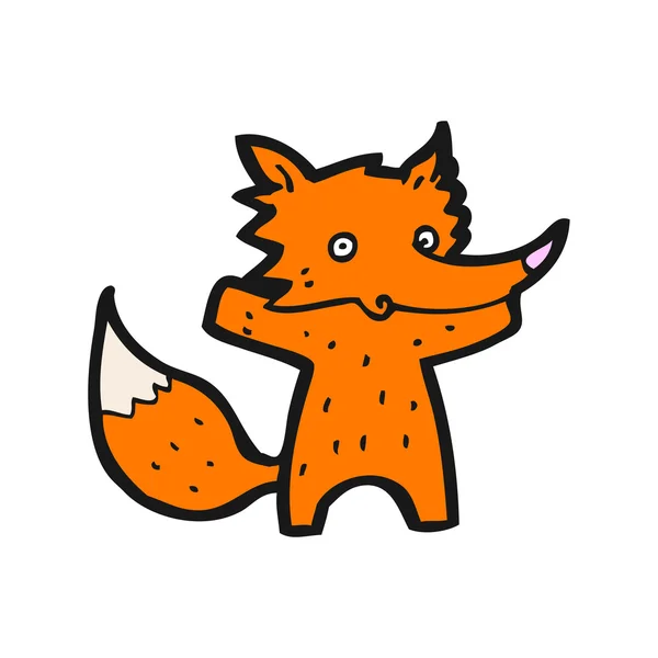 Fox cartone animato — Vettoriale Stock
