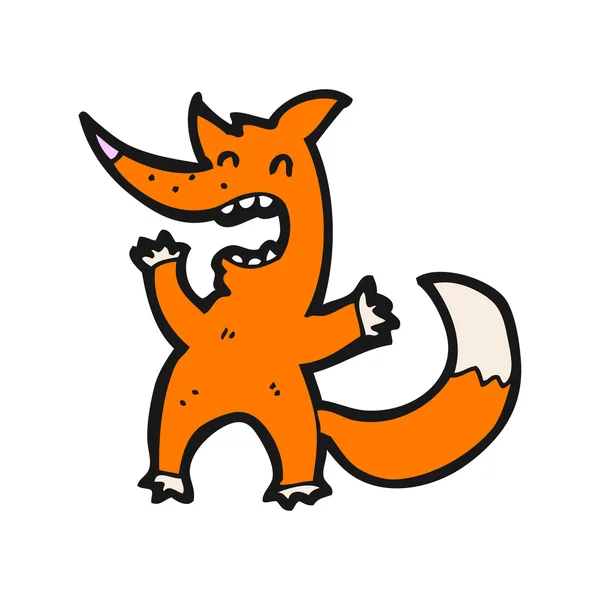 Caricature Fox — Image vectorielle