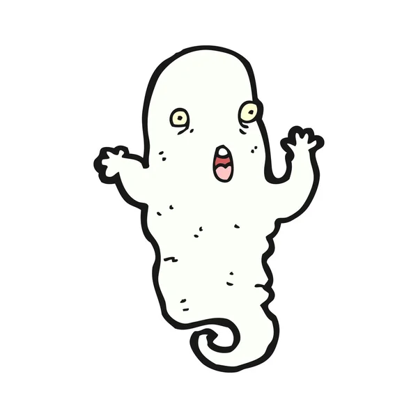 Desenhos animados fantasma assustador —  Vetores de Stock