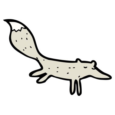 Fox çalışan karikatür