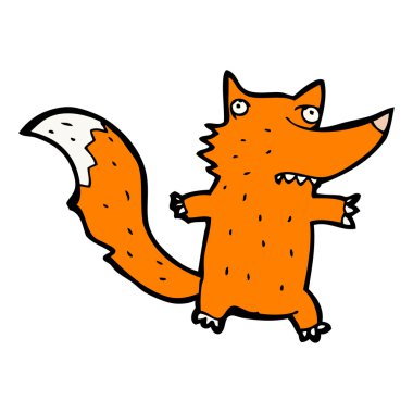 Şirin tilki çizgi filmi.