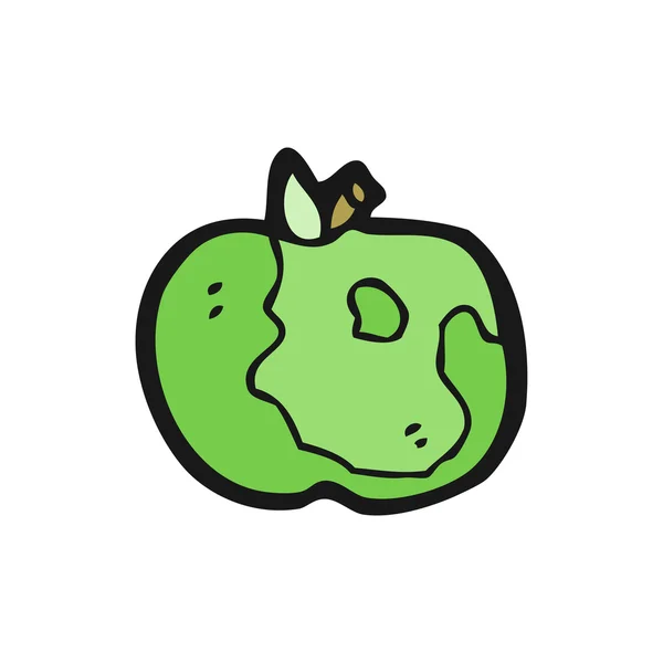 Söt apple tecknad — Stock vektor