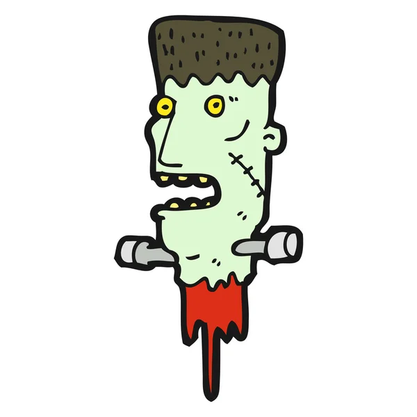 Frankensteins 괴물 만화 — 스톡 벡터