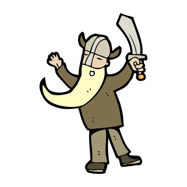 Ευτυχής viking κινουμένων σχεδίων — Διανυσματικό Αρχείο