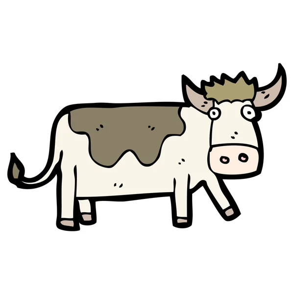 Caricatura de vaca — Vector de stock