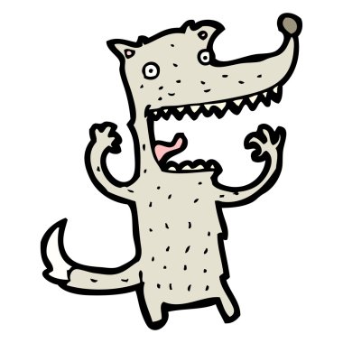 mutlu kurt karikatür