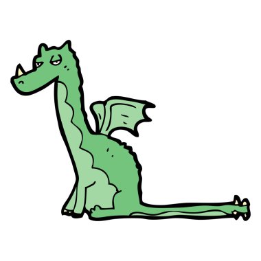 Welsh dragon cartoon