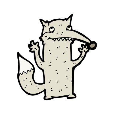 mutlu kurt karikatür