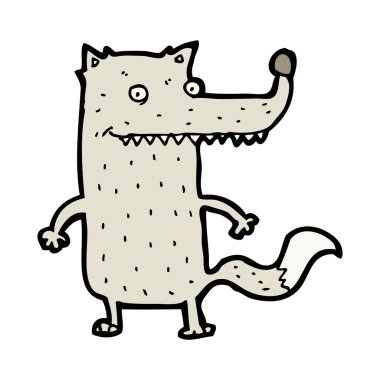 mutlu kurt karikatür