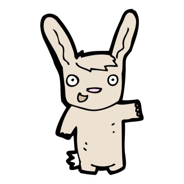 Sevimli tavşan çizgi filmi