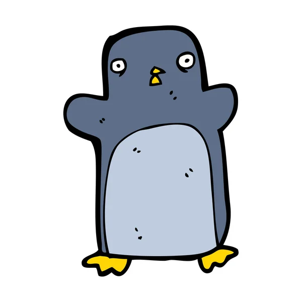 Dessin animé pingouin — Image vectorielle