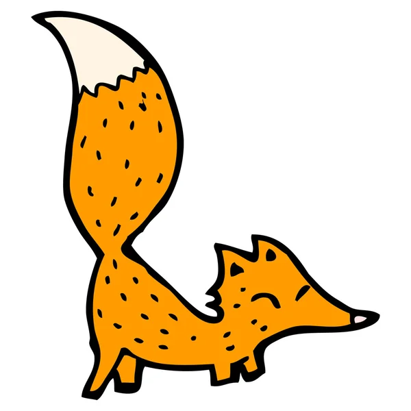 Cartoon weinig fox — Stockvector