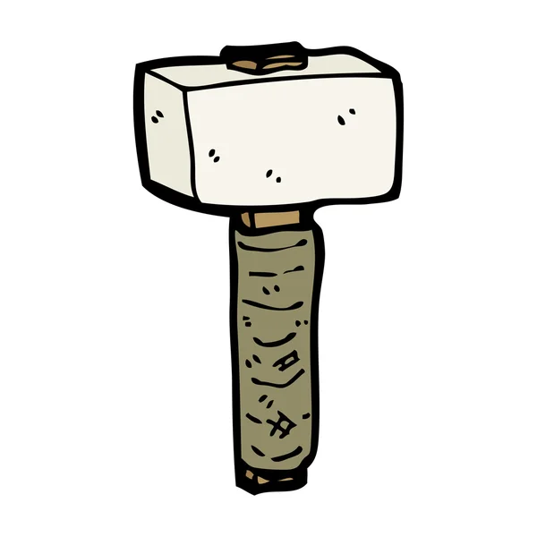 Desenhos animados Mallet —  Vetores de Stock