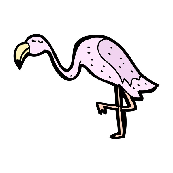 Flamingo Cartoon — Stock vektor