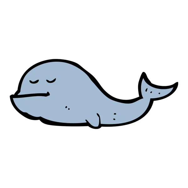 Whale cartoon — Stock Vector