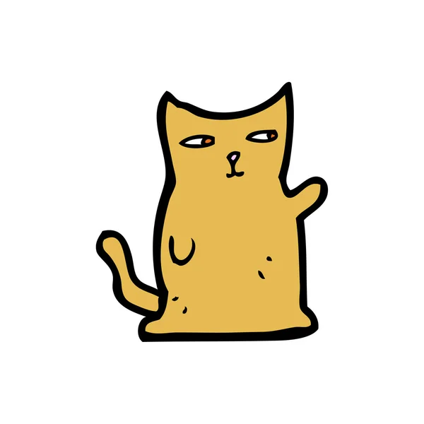 Kartun kucing - Stok Vektor