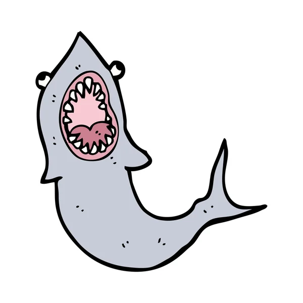 Köpekbalığı çizim — Stok Vektör