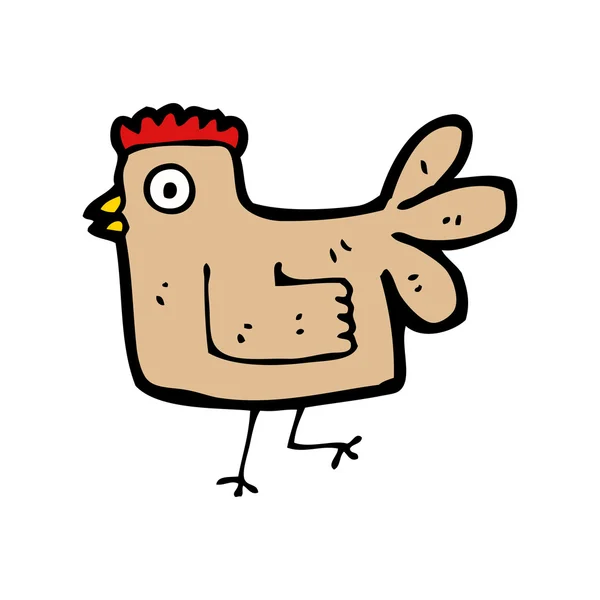 Caricature de poule — Image vectorielle