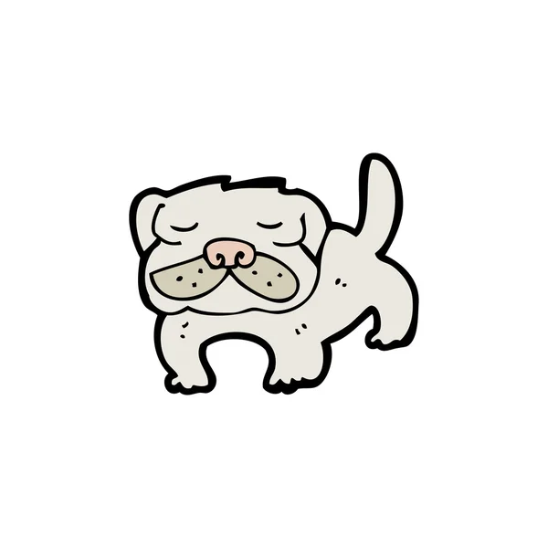 Cão de pug dos desenhos animados —  Vetores de Stock