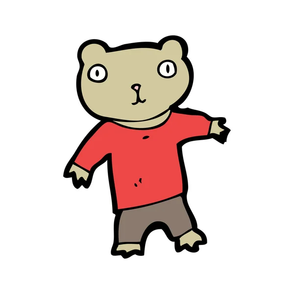 Oso de dibujos animados — Vector de stock