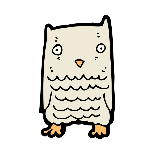 Caricature de hibou — Image vectorielle