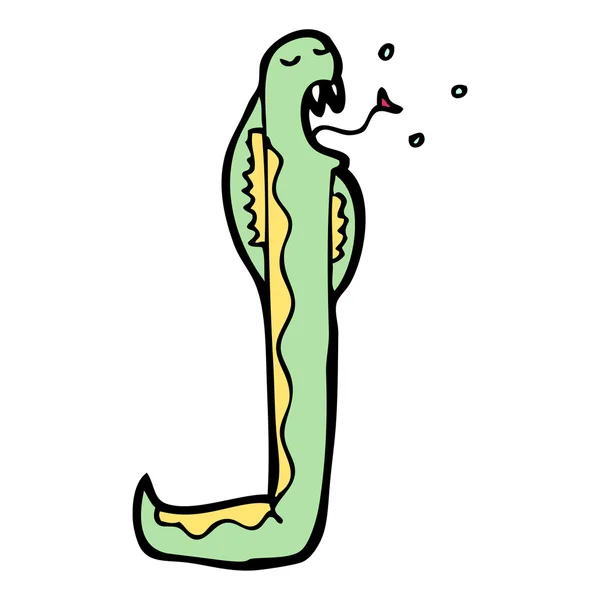 Caricatura de Cobra — Vector de stock