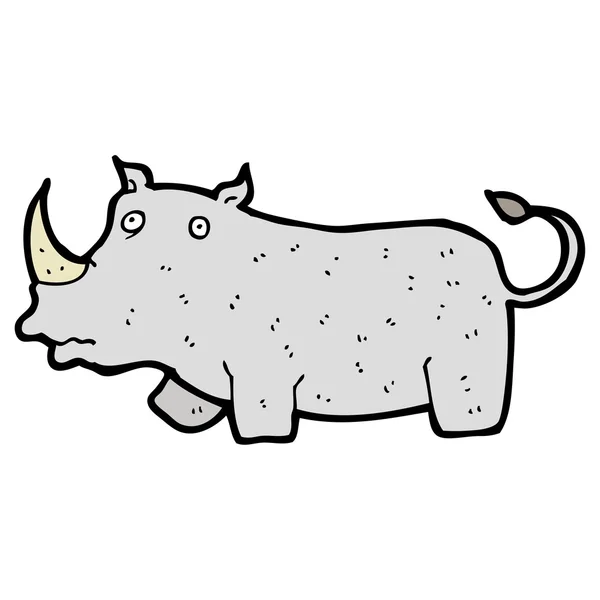 Rhino мультфільм — стоковий вектор