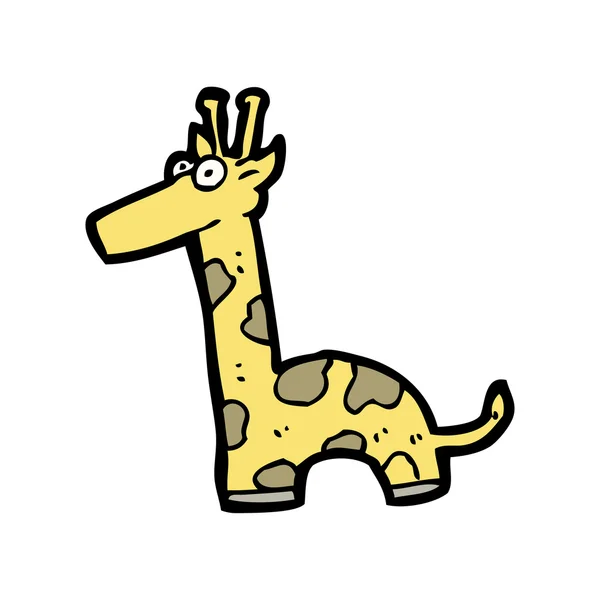 Žirafa kreslený — Stockový vektor