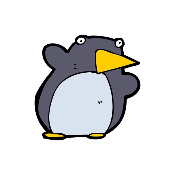 Pinguin desen animat — Vector de stoc