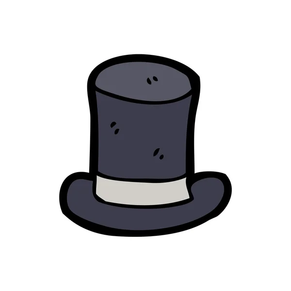 Top hat мультфильм — стоковый вектор