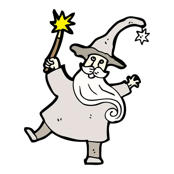 Wizard cartoon — Stock Vector