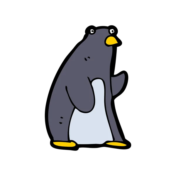 Gelukkig pinguïn cartoon — Stockvector