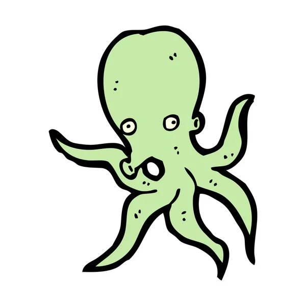 Caricatura de pulpo — Vector de stock