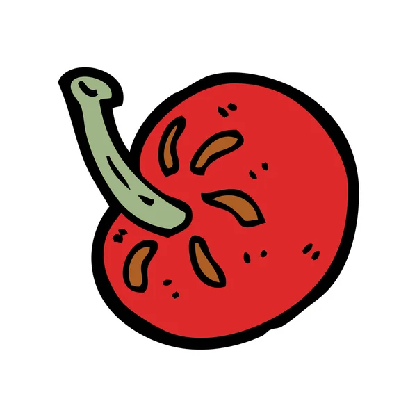 Desenhos animados de tomate — Vetor de Stock