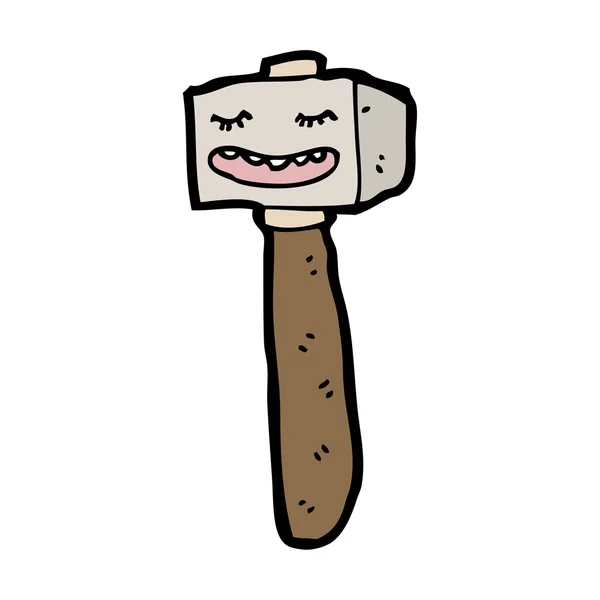 Desenhos animados Mallet —  Vetores de Stock