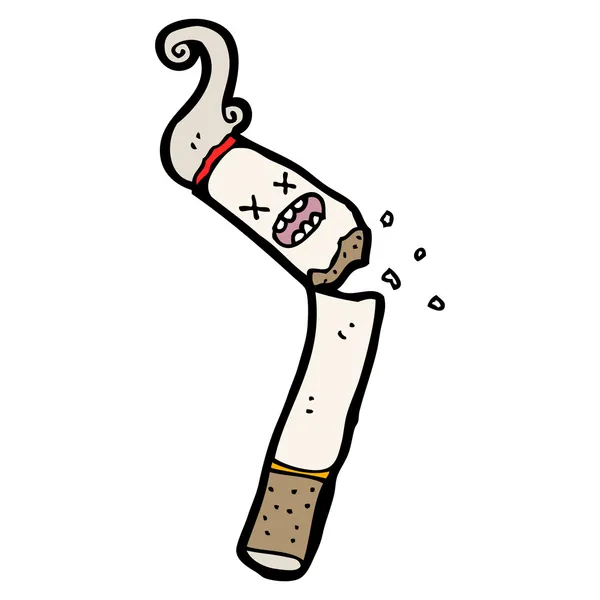 Cigarrillo de dibujos animados — Vector de stock