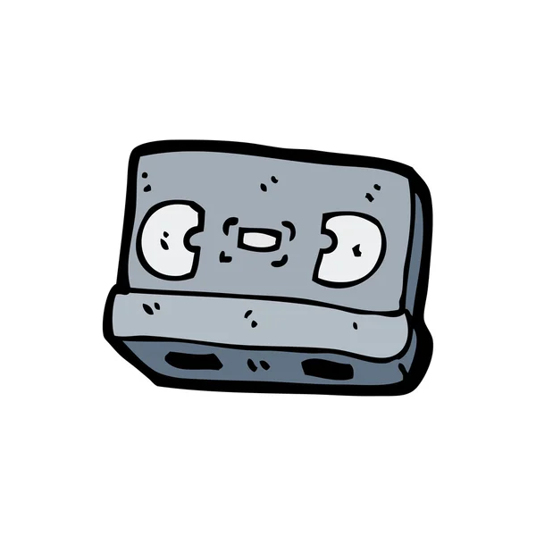 Old video cassette — Stock Vector