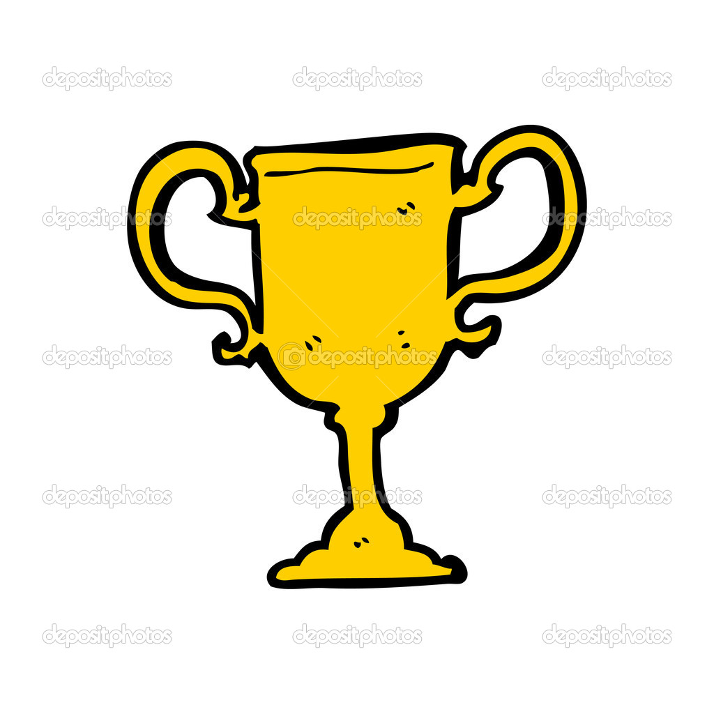 Cartoon trophy cup — Stock Vector © lineartestpilot #16288665