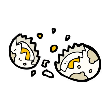 kırık Yumurta karikatür