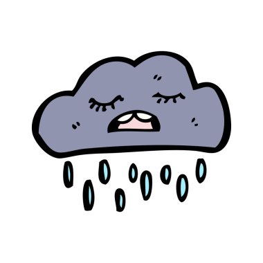 Raincloud çizgi film