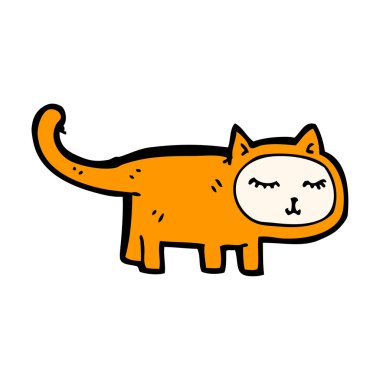 turuncu çizgi film kedi