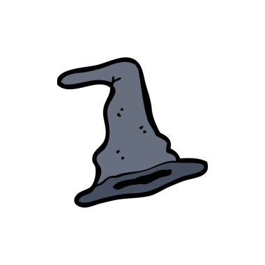 karikatür cadı şapkası karikatür