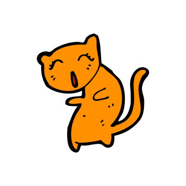 mutlu şarkı kedi çizgi film