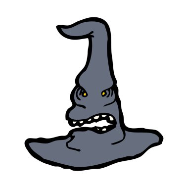 kötü huylu sihirli cadı şapka