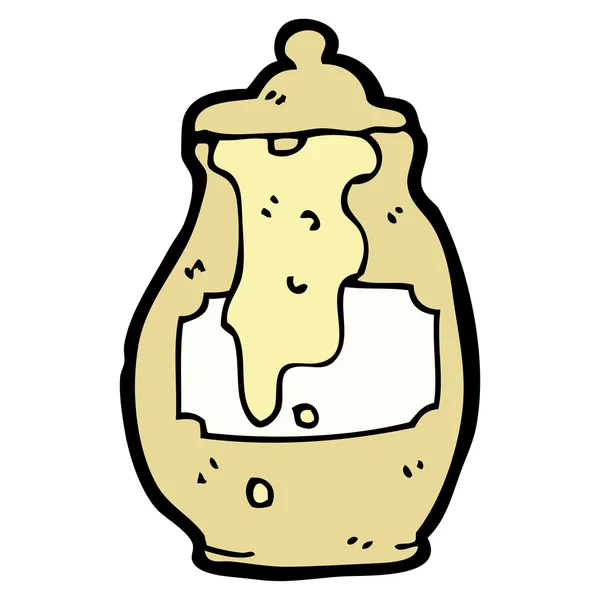 Honeypot cartoon — Stockvector