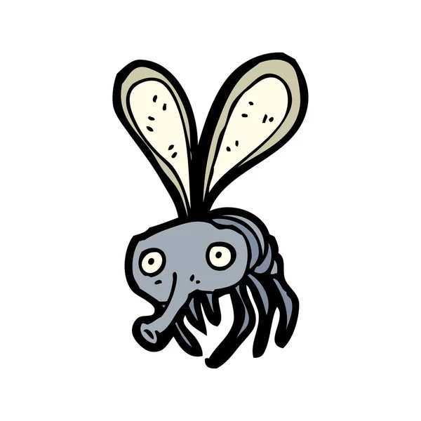 Caricatura de mosca — Vector de stock