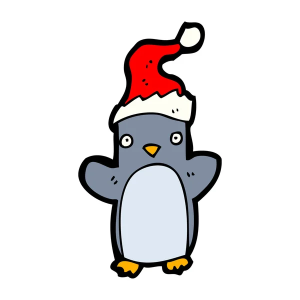 Pinguin-Cartoon — Stockvektor