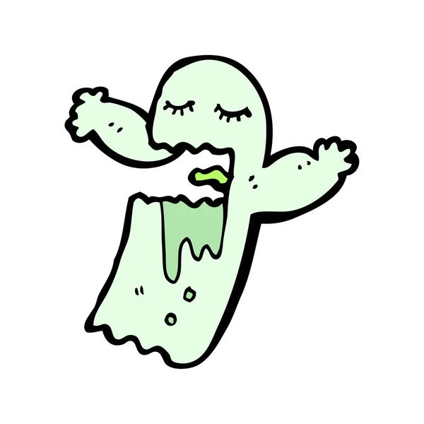 Desenho animado fantasma — Vetor de Stock
