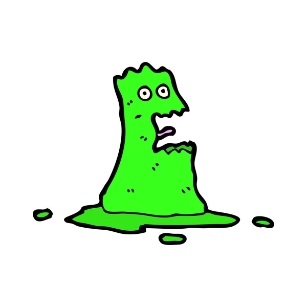 Kartun monster Blob - Stok Vektor