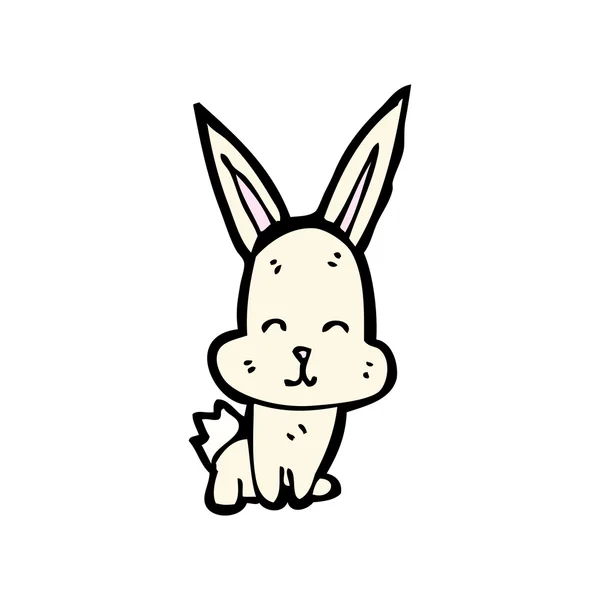 Mignon lapin dessin animé — Image vectorielle